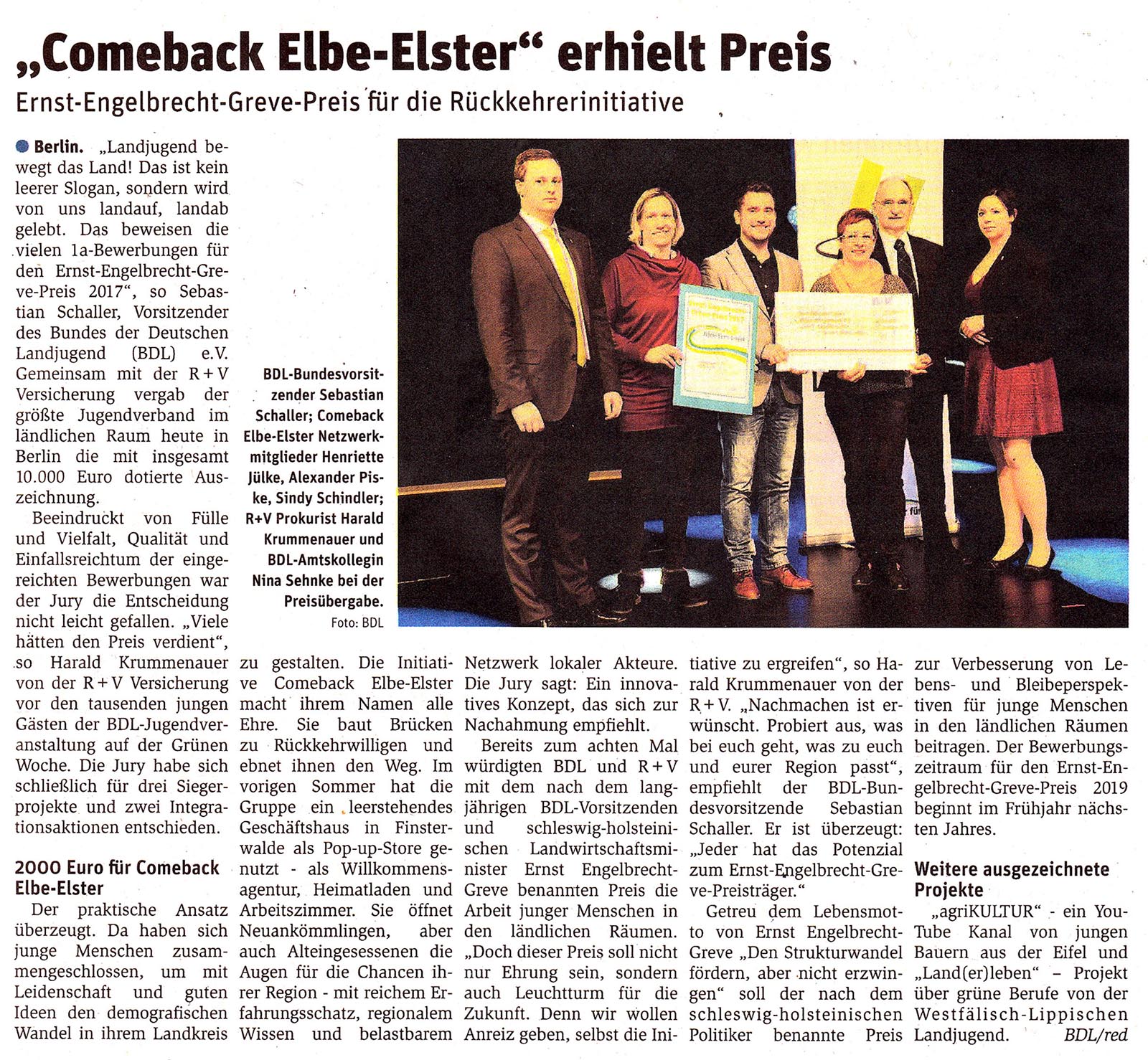 04.02.2017 BlickPunkt Ernst Engelbrecht Greve Preis